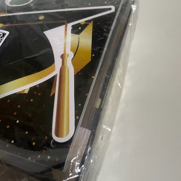 Graduation Party Decor Kit (Gold & Black) - Picture 6 of 7